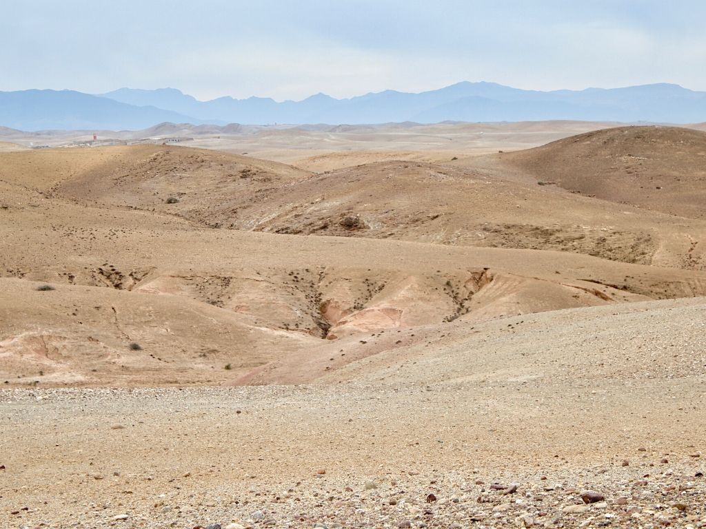 Agafay Desert in Morocco
