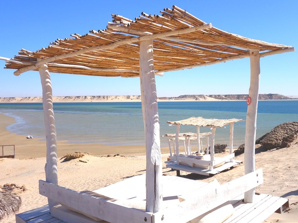 Dakhla beach in Morocco