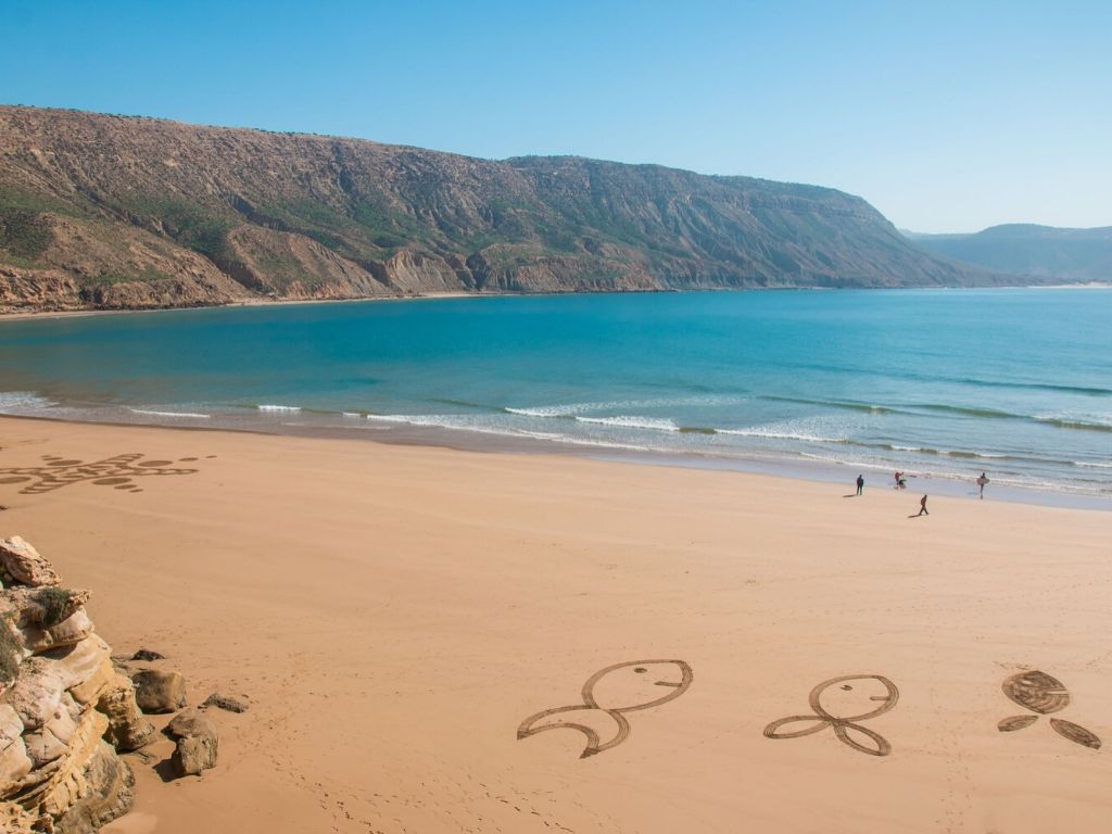 Imsouane beach in Morocco