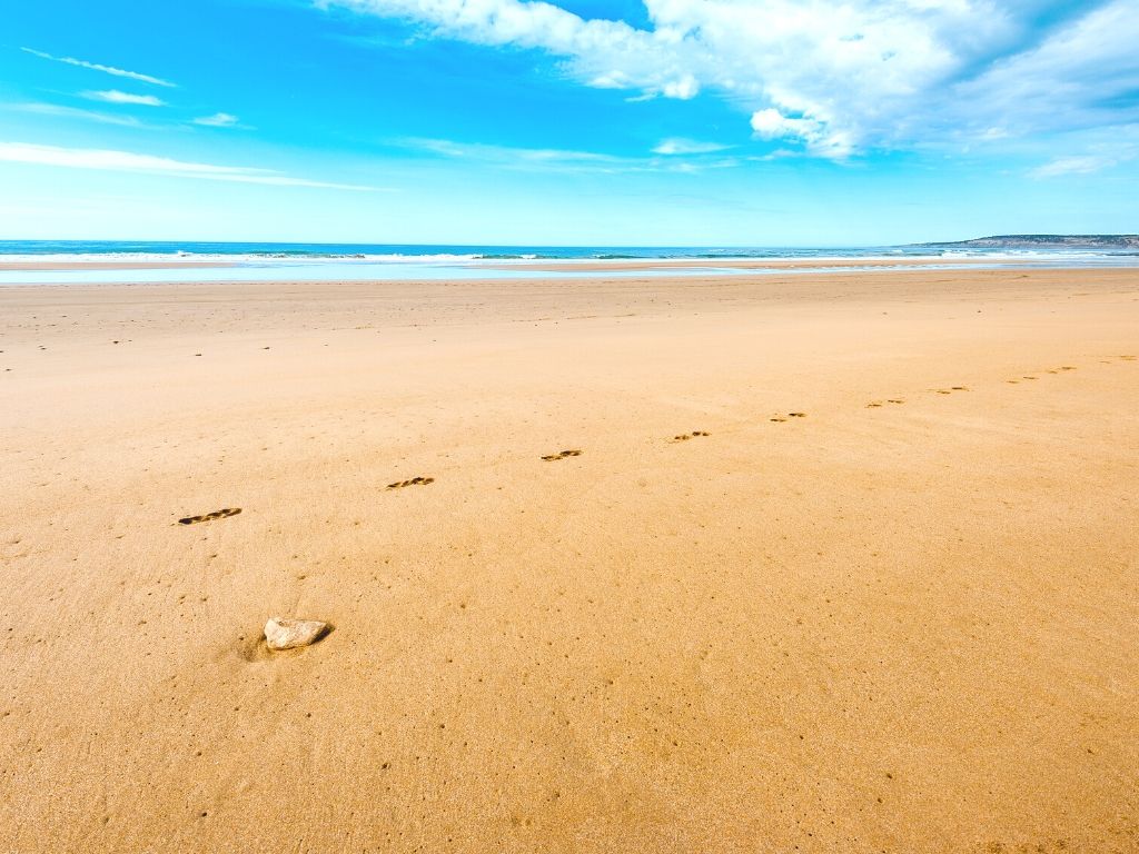 Sidi Kaouki beach in Morocco