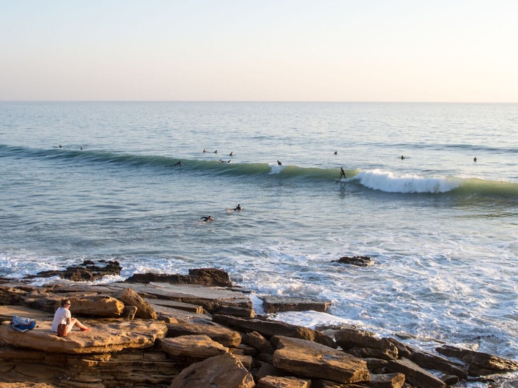 Taghazout beach in Morocco