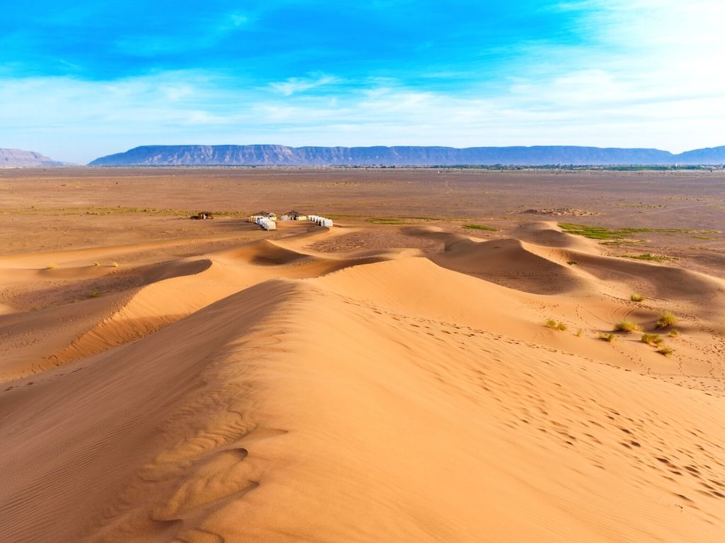Tinfou Dunes in Morocco