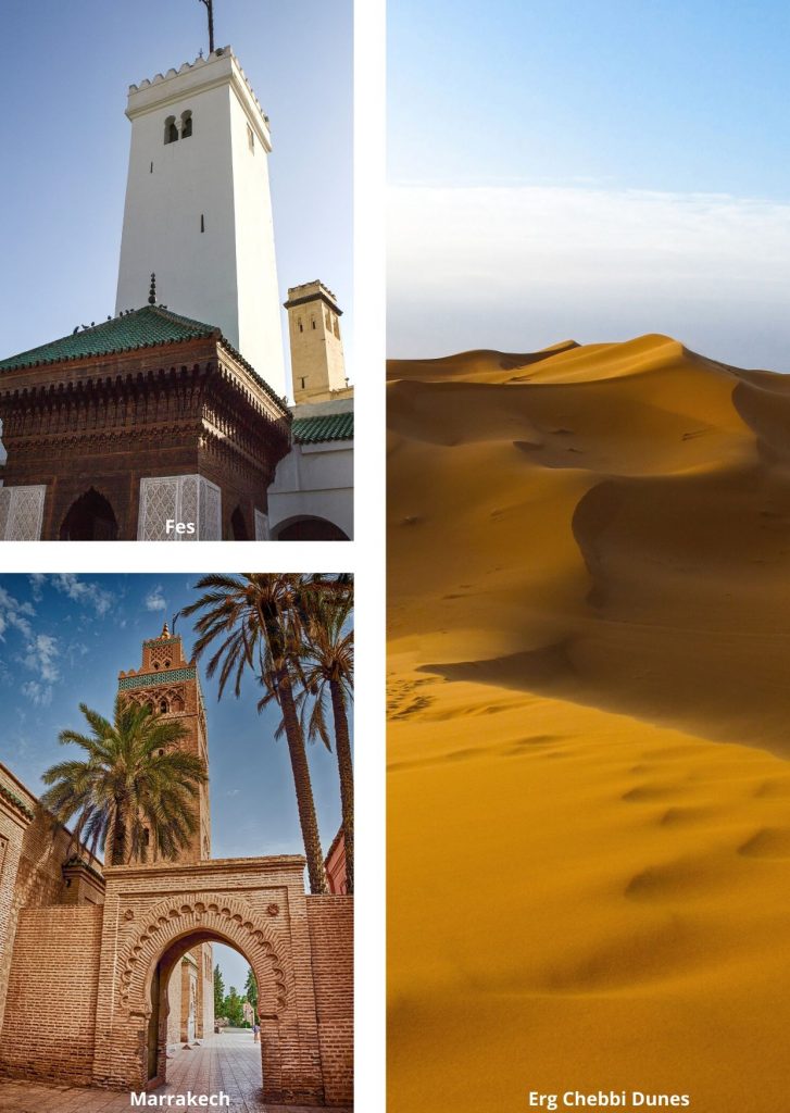 Best Fes to Marrakech desert tours