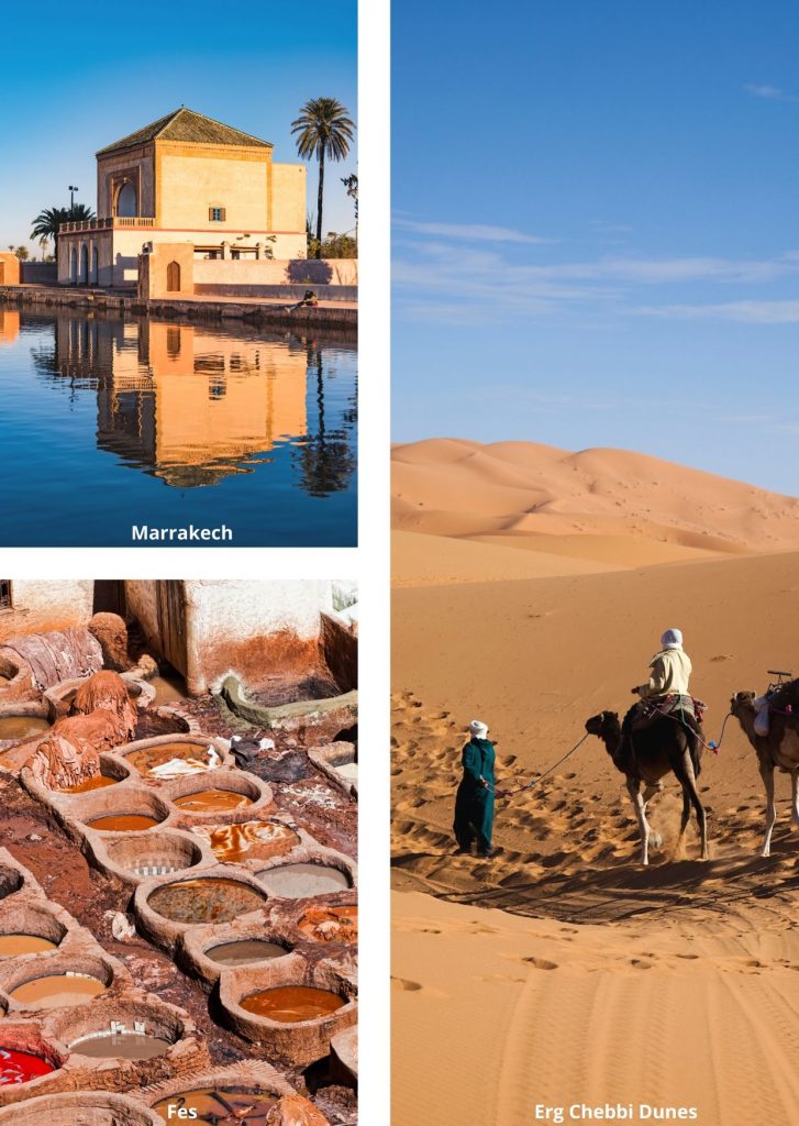 Best Marrakech to Fes desert tours