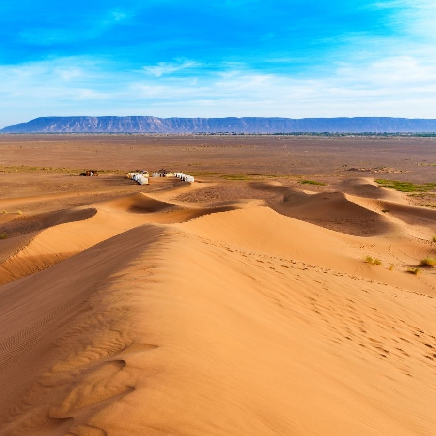 Tinfou Dunes in Morocco