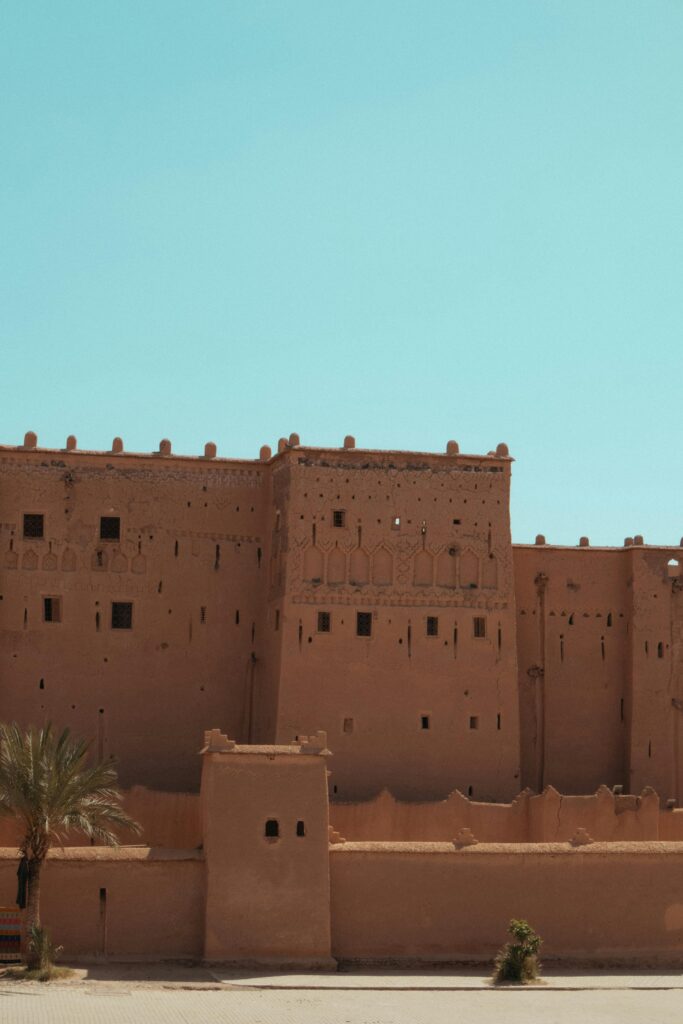 Explore the ancient Taourirt Kasbah, a historic Moroccan landmark in Ouarzazate, Drâa-Tafilalet.